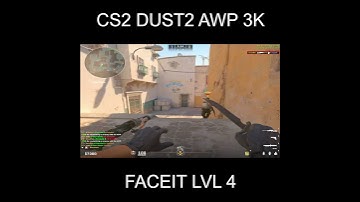CS2 DUST2 AWP 3K #cs2 #faceit #csgo
