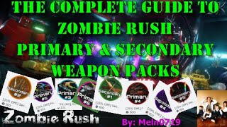 Roblox Zombie Rush: The Complete Guide to Primary & Secondary Weapon Packs screenshot 2