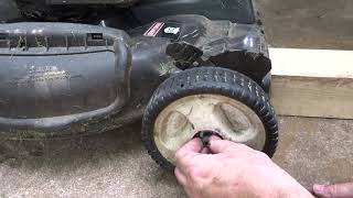Fixing Wornout SelfPropelled Lawn Mower Wheels  Part1