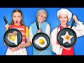 Me Vs Grandma Cooking Challenge *Awesome Kitchen Gadgets and Hacks* by Gotcha! Hacks