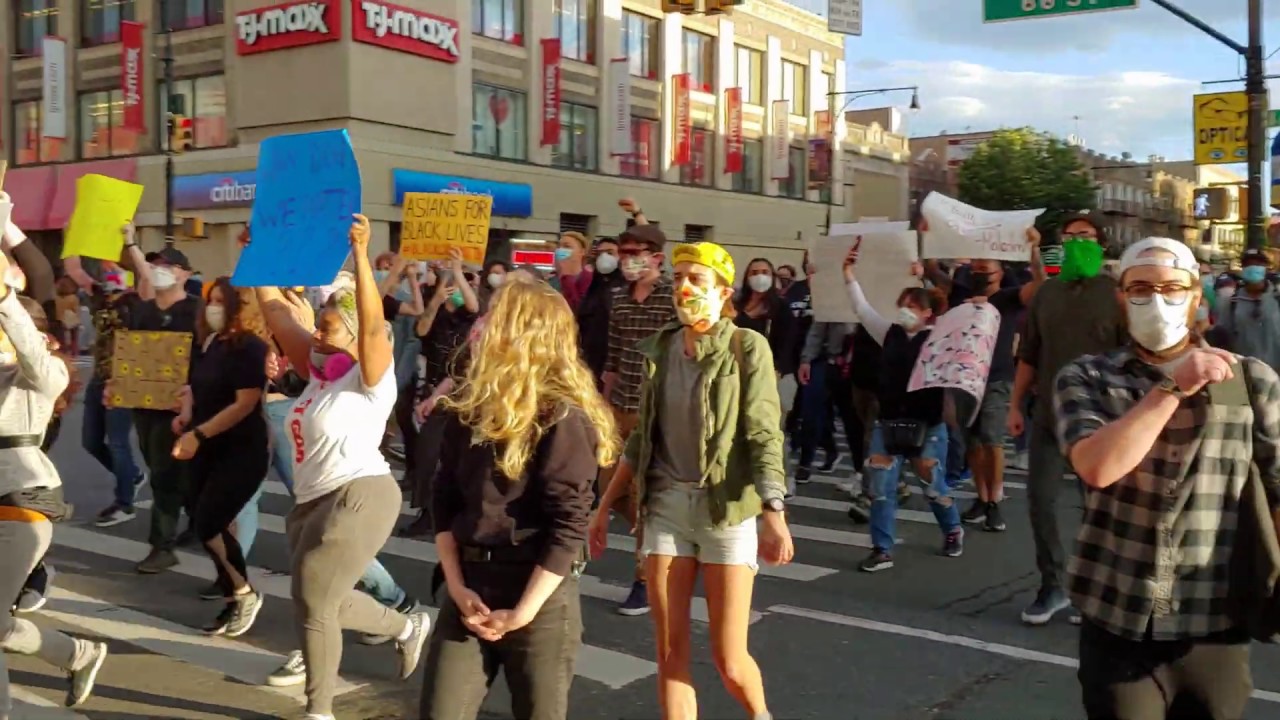 Black Lives Matter PEACEFUL protest: NYC (Bay Ridge, Brooklyn) - YouTube