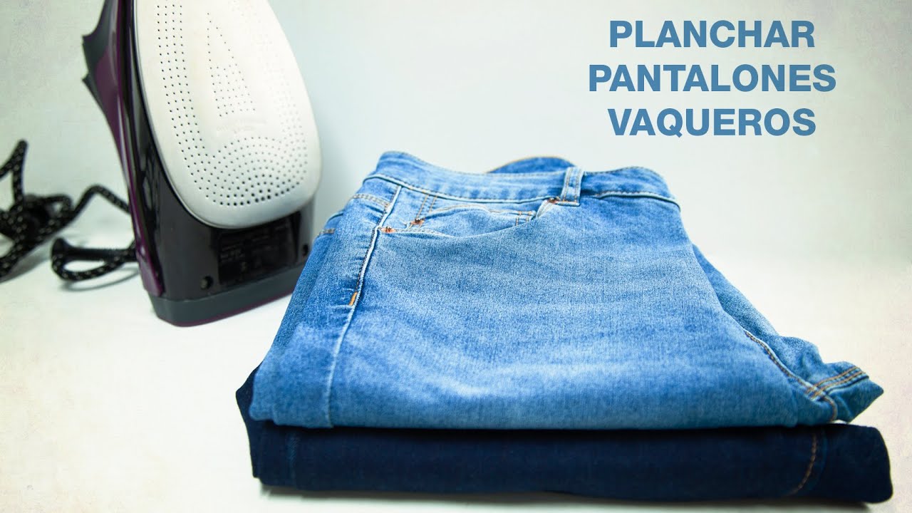Cómo PLANCHAR LOS PANTALONES VAQUEROS. How to iron jeans. -