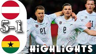 Austria Vs Ghana 5-1 Highlights Today Jordan Ayew Goal International Friendly Match 2026