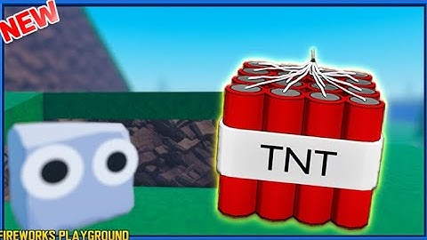 NEW *TNT* FIREWORK in Fireworks Playground (Roblox)