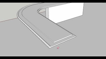 Creating a Curved Bar Top in SketchUp