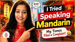 I Tried Speaking Mandarin Chinese and My Tones Filed a Complaint #LearnMandarin #nihao #xiexie