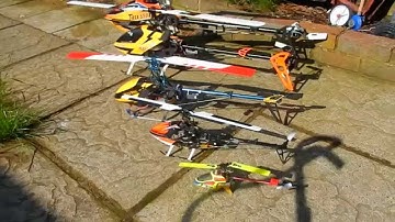 Align trex heli size comparison mcpx to 550