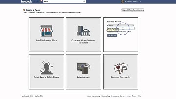 ‪New Facebook Pages Training (Video 1) - Introduction‬, How to Create a Facebook Page