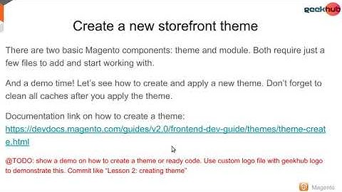 Geekhub Magento 2018 - Lesson 2: Magento architecture, Layouts