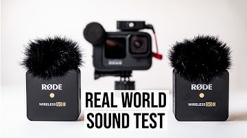 Mic Sound Test - Rode Wireless Go II + GoPro Hero 9 - UNEDITED