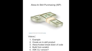 Alexa In Skill Purchase (ISP) using Python code. #1 Skill example