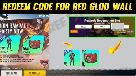REDEEM CODE FOR RED GLOO WALL 😍 |ONLY 30 MIN CLAIM FAST 🔥