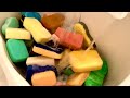 【ASMR】Lots of sponges🥰🛁🧽Sponge squeezing🧽お風呂でスポンジもこもこtime🥰🛁🧽大量スポンジ🧽