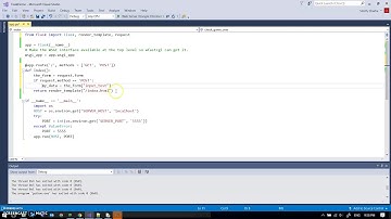 Python Flask - Forms and passing data