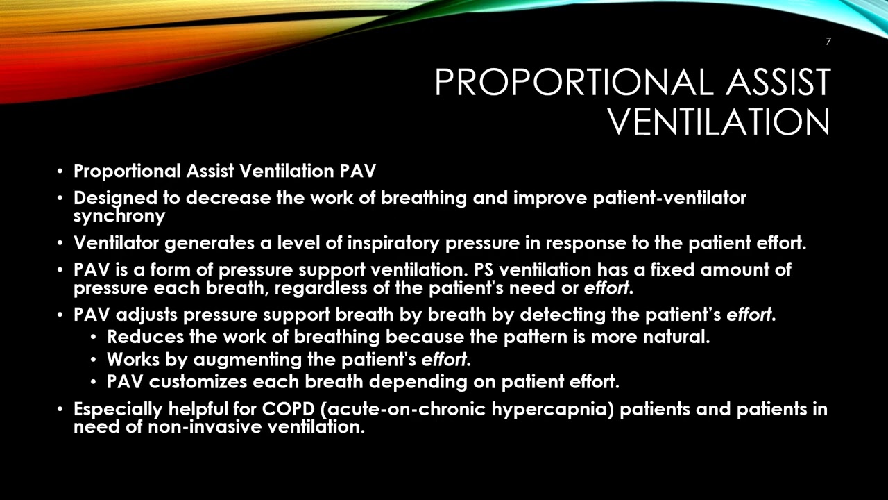 Shenfield ACCS Review Mechanical ventilation Advanced Modes and NIV Ventilation