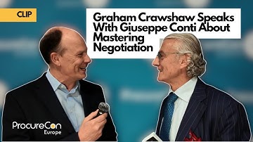 Clip: Graham Crawshaw Speaks With Giuseppe Conti About Mastering Negotiation