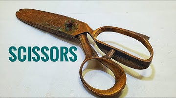 Restoring 100-Year-Old Scissors – From Rusted Relic to Shiny Tool