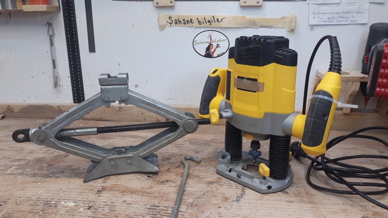 Конструкция фрезерного стола / Фрезерный стол с подъемником / Простой фрезерный стол / Сделай сам