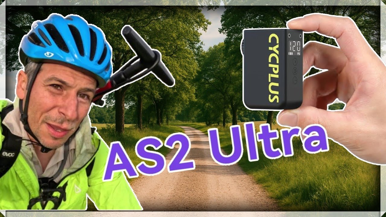 Vous en avez marre de pomper ? Mini Pompe Cycplus AS2 Ultra