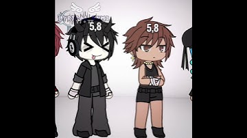 my ocs heights?? 📏 // runway walk || gl — gacha life || trend // meme