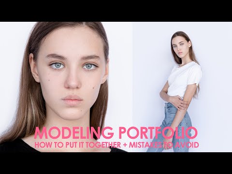 How to build a modeling portfolio | Model&#039;s book for beginners: tips advices What mistakes to avoid