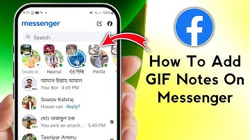 How To Add GIF Notes On Messenger 2025 || Put GIF Notes On Messenger || New Update 2025