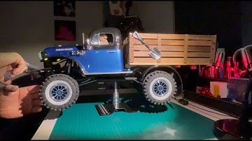 How to Build a 1946 Dodge Power Wagon 1/10 with Wooden Load Bed on an Axial SCX10 II Type Chassis