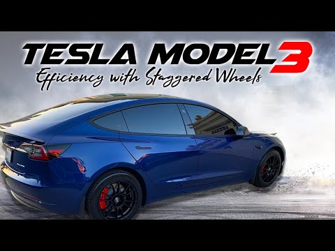 Model 3 staggered wheels discount