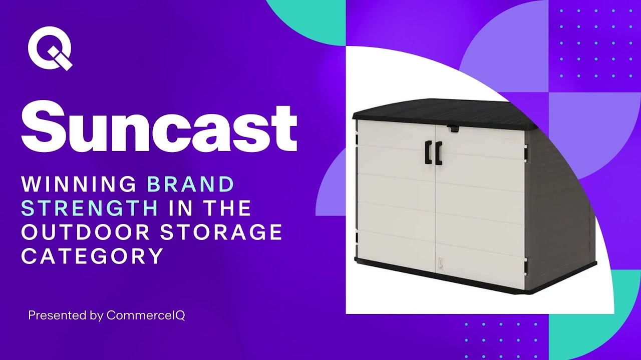 Suncast Winning Brand Strength in the OUTDOOR STORAGE Category YouTube