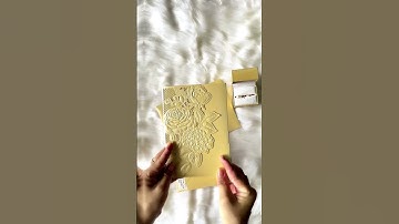 Thiệp Cưới Gập 3, dập nổi 3D kết hợp cắt laser - Tinh Hoa Nghệ Thuật Trong Từng Chi Tiết