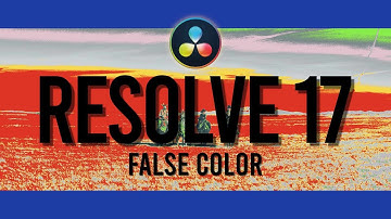 Brand NEW False Color In Davinci Resolve