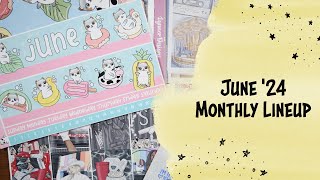 June 2024 Planner Kit Lineup