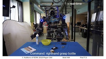Translating Videos to Commands for Robotic Manipulation with Deep Recurrent Neural Networks