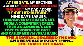 At My Sister's Promotion, I Wasn't On The List—until The Admiral Said: There You Are, Commander