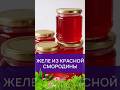 Ингредиенты: -1,5 кг красной смородины -1 кг сахара (4 банки по 500 г) #дача #сад #огород