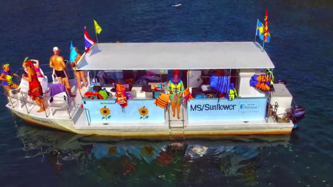 MS/Sunflower, Daycruise around Koh Samet, Ban Phe, Thailand YouTube