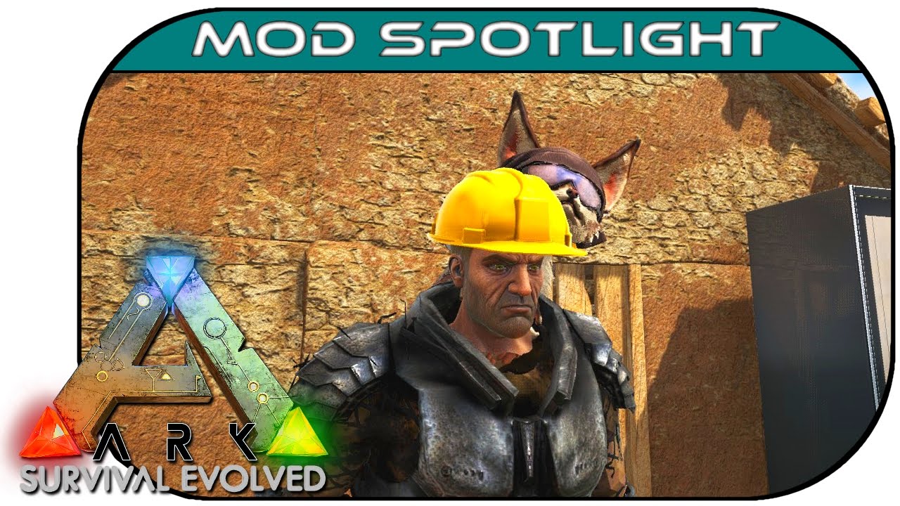 Ark Survival Evolved Mod Spotlight Builder's Helmet! YouTube
