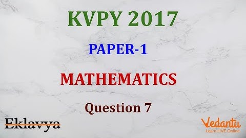 KVPY 2017 SB/SX Nov19 Mathematics  Part I  Q7 Ans B Polygon AP Shubham Jhanwar