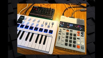 Teenage Engineering EP-133 KO ii - How to MIDI Sync with the Roland S1 & MiniLab 3 from Scratch