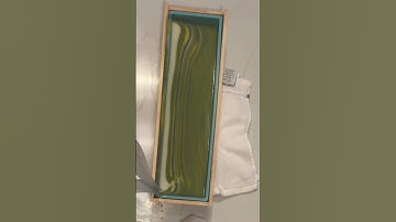 Tiger Stripe - Soap Making - Thin Line Pour  #artisansoap #soapmaking #soap