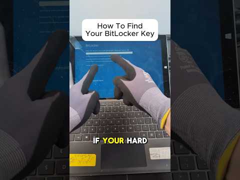 THIS IS HOW TO FIND YOUR BITLOCKER KEY!! #education #smartphone #cellphone #mobilephone #tech