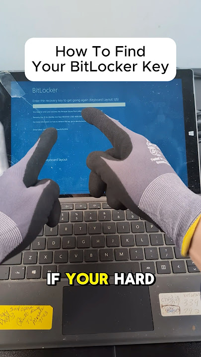 THIS IS HOW TO FIND YOUR BITLOCKER KEY!! #education #smartphone #cellphone #mobilephone #tech