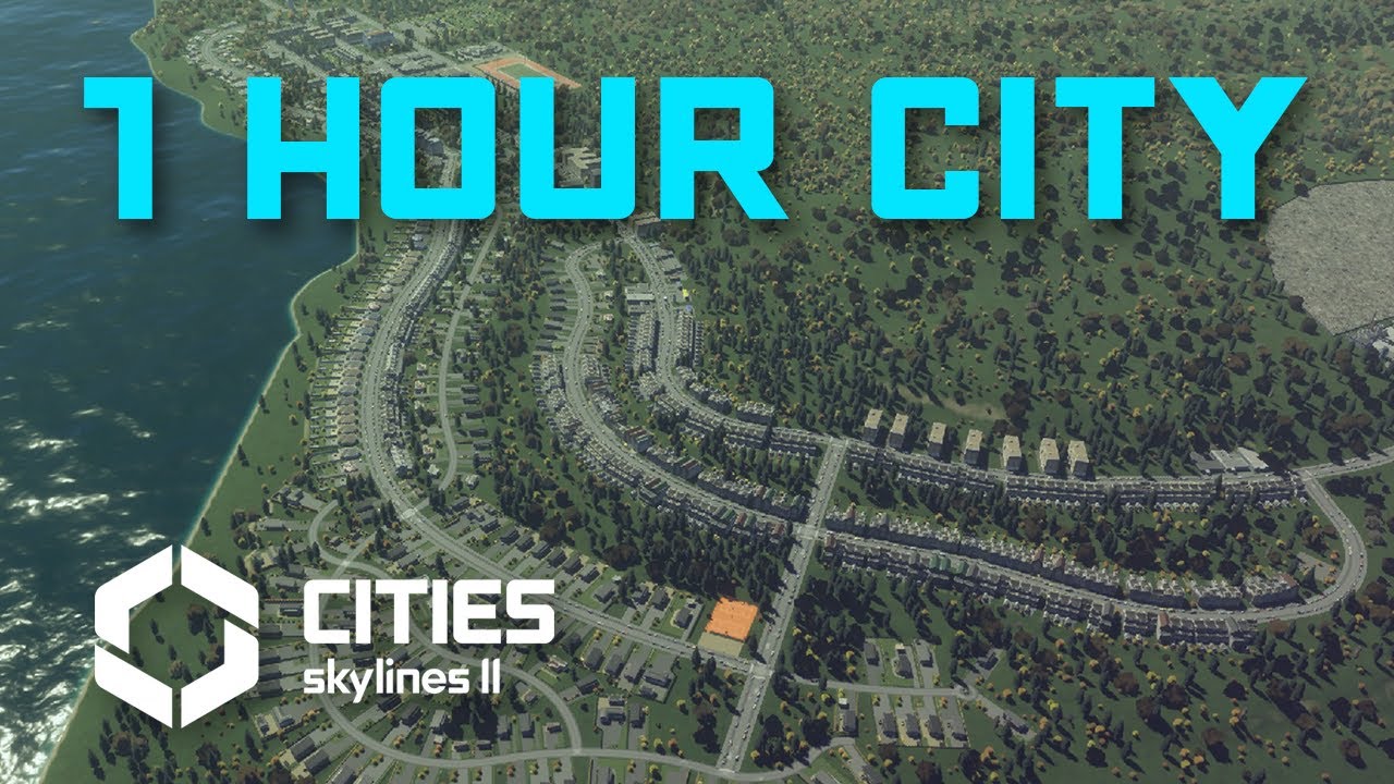 The 1 hour city challenge / Cities Skylines 2 / City Planner Plays