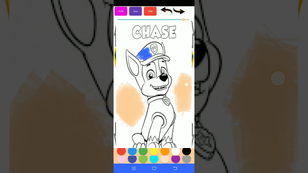 PAW Paint The Cartoons Patrol Learn Colors Game Walkthrough (TMM Mobile)