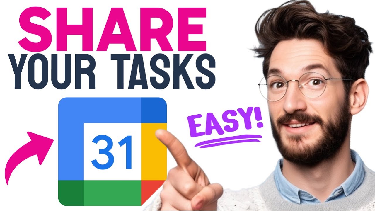 How to SHARE Tasks on Google Calendar (Step by Step) - YouTube