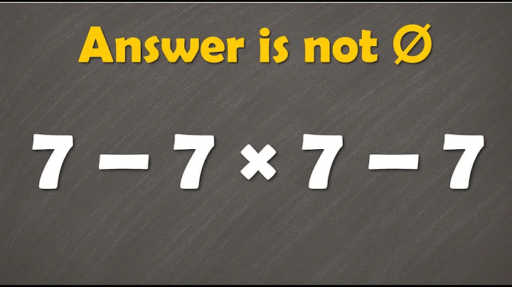 Most People Get This Simple Math Question Wrong!