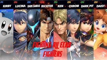 FIGHTING ALL ECHO FIGHTERS IN SMASH ULTIMATE!