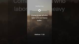 Your daily Bible encouragement for today