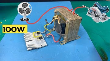 Homemade 100W Powerful Inverter Circuit || IRFZ44N Mosfet Inveter