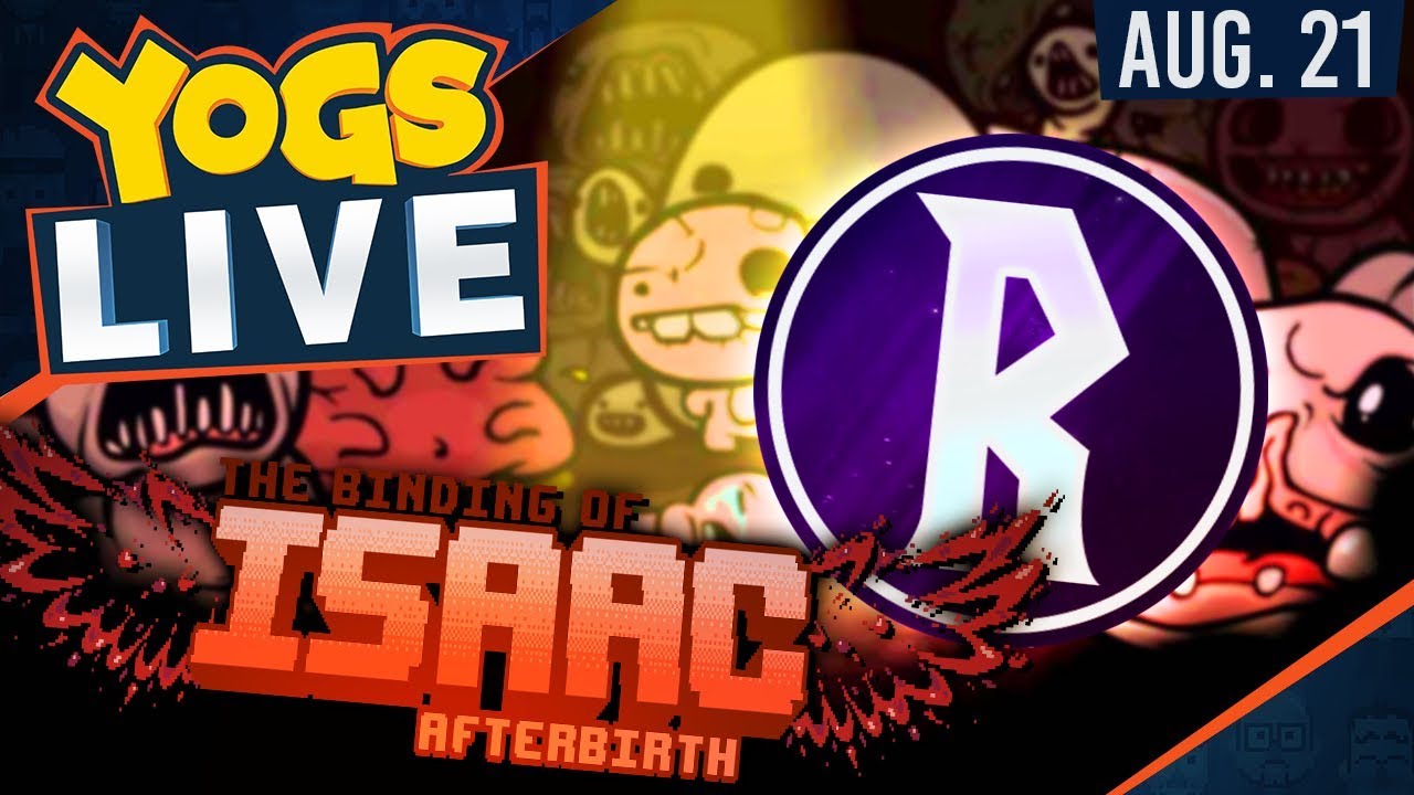 The Binding of Isaac: Antibirth w/ Rythian - 21st August 2017 gaming logo